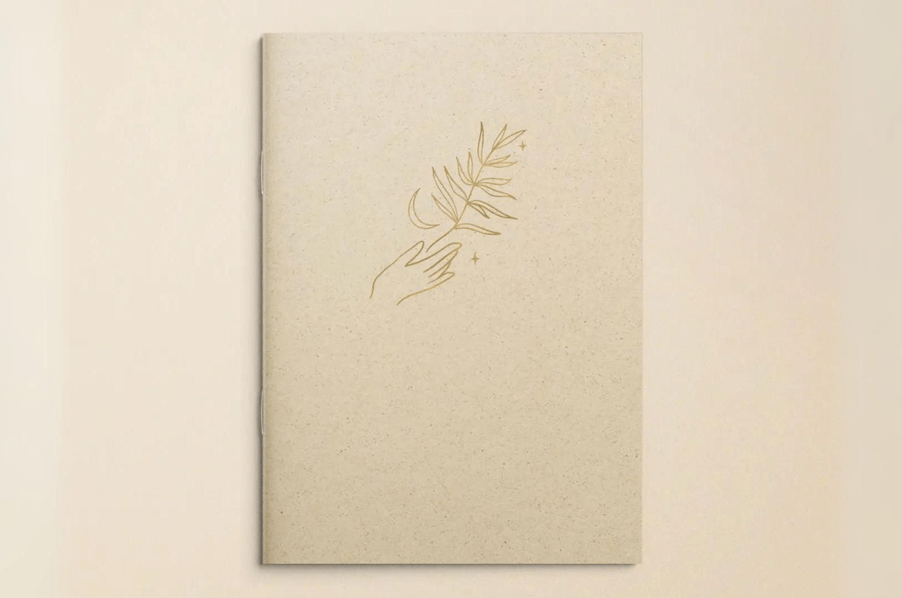 Anna Cosma Golden Wilderness Sustainable Handmade Blank Journal