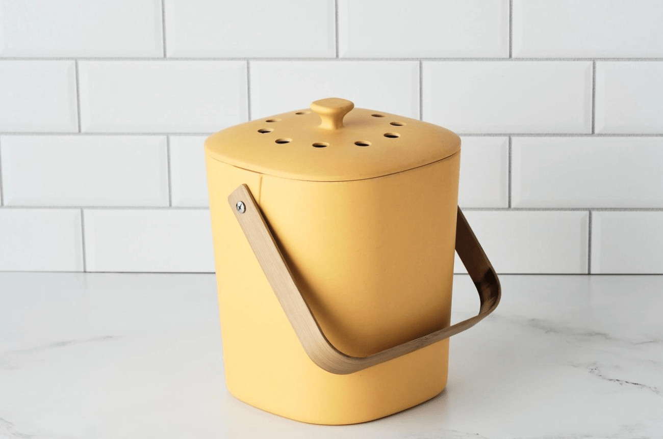 Bamboozle Saffron Kitchen Compost Bin