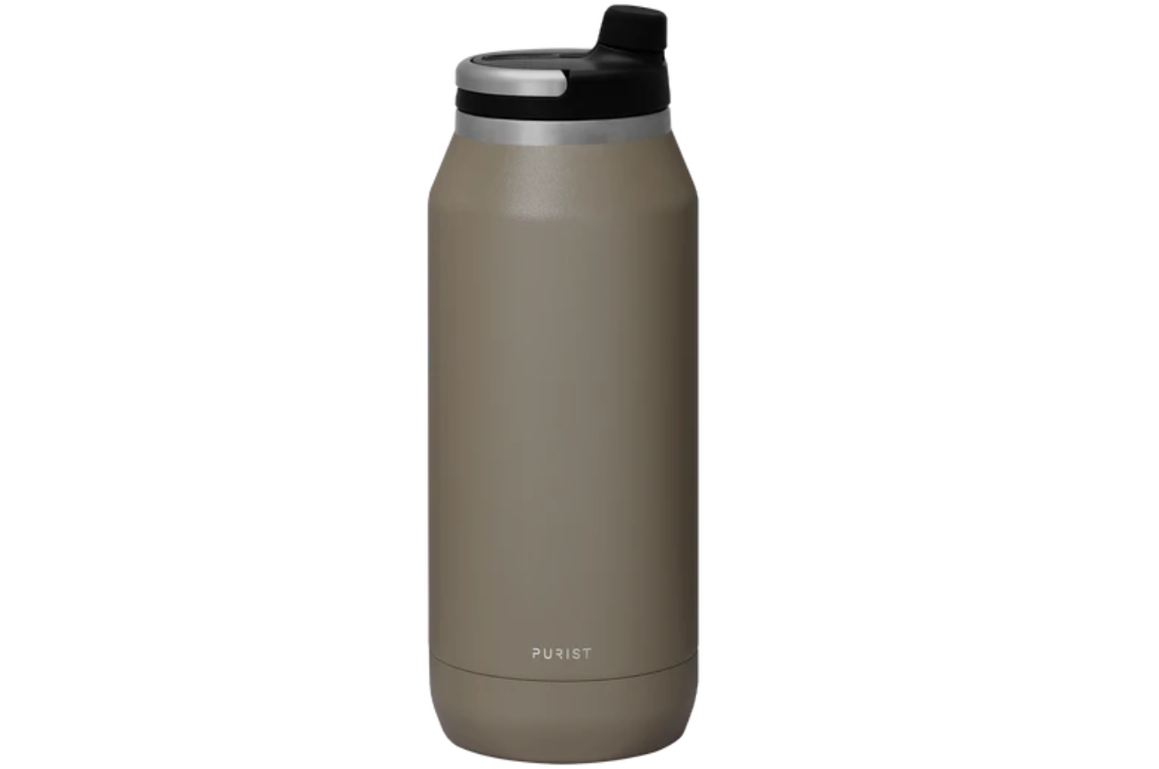 Double-Wall Vacuum Insulated Clay Water Bottle