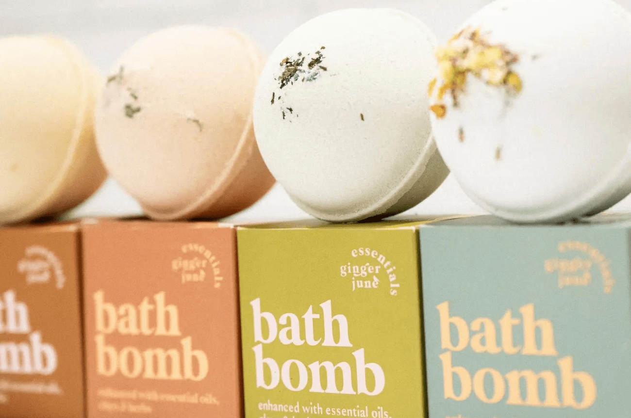 Ginger June Candle Co. Botanical Bath Bomb