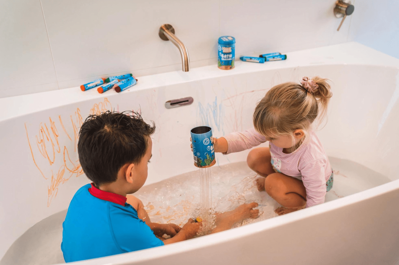 Honeysticks Bath Color Tablets for Kids - Non Toxic Bathtub Drops Made with  Natural Ingredients and Food Grade Color - Fragrance Free - Fizzy