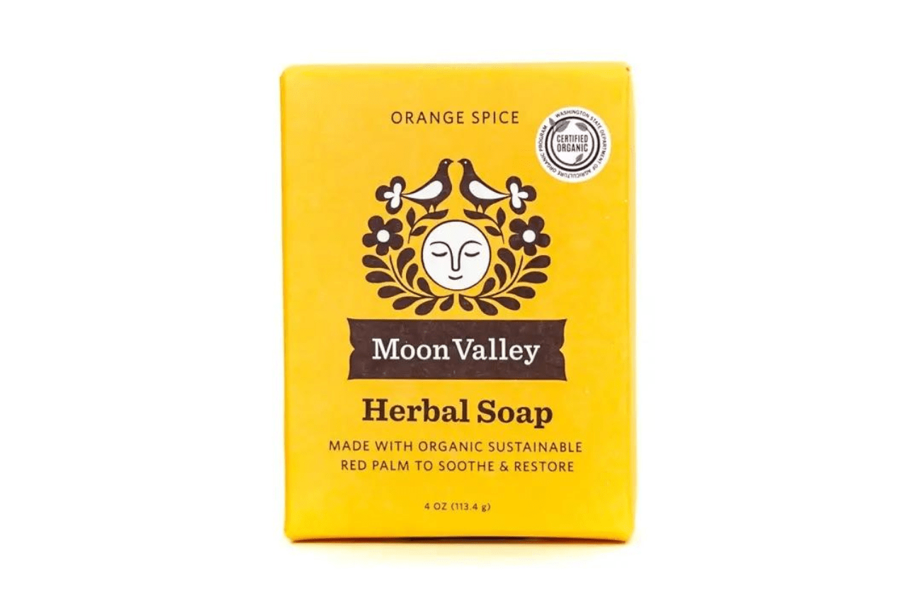 Moon Valley Organics Orange Spice Herbal Hand and Body Soap