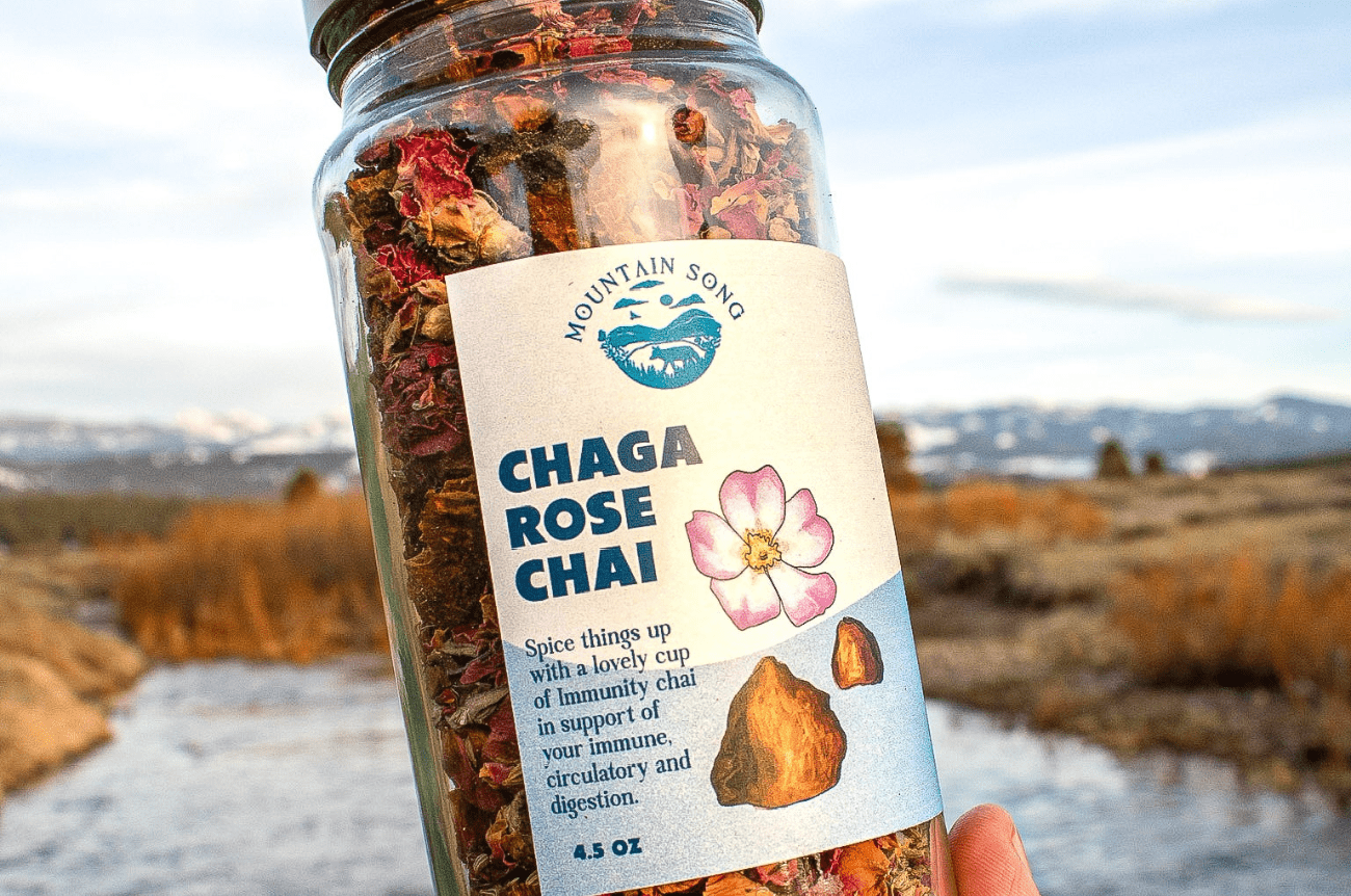 Mountain Song Chaga Rose Chai Tea