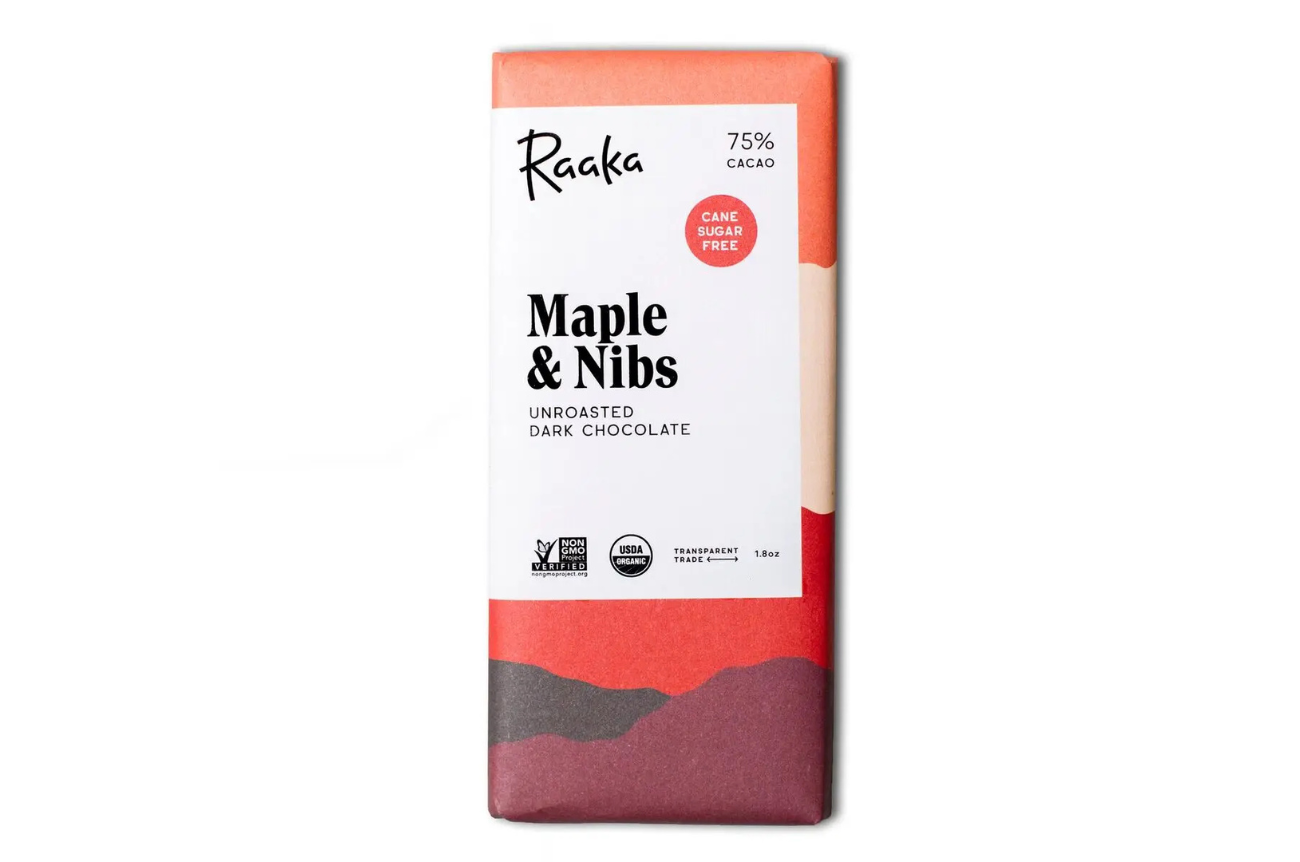 Maple & Nibs Chocolate Bar