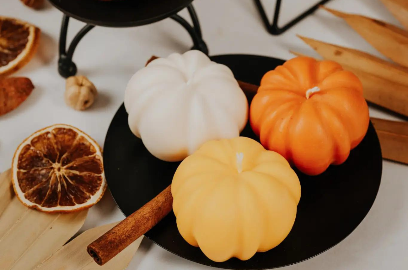 Autumn Pumpkin Candles