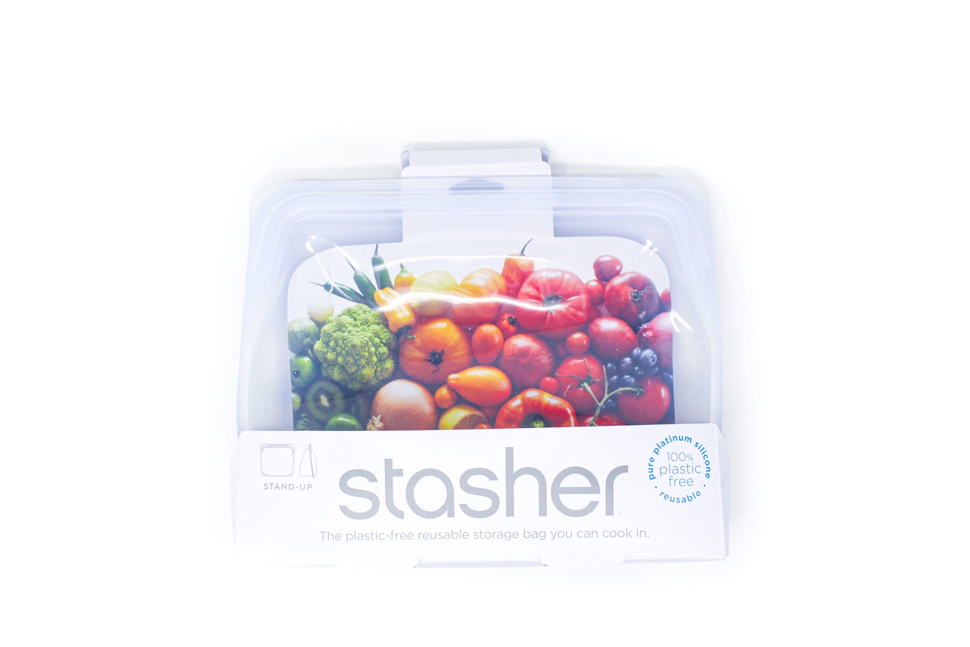 Stand Up Stasher Bag - The Waste Less Shop